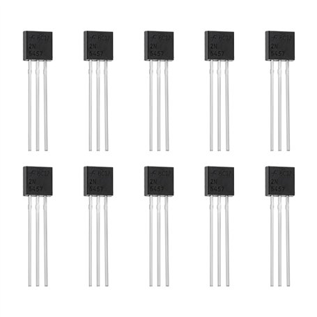 Be In Your Mind 10 Pièces Transistors à Canal N 2N5457 JFET 5457 à 3 Bornes pour Projets de Bricolage Transistors de Commutation