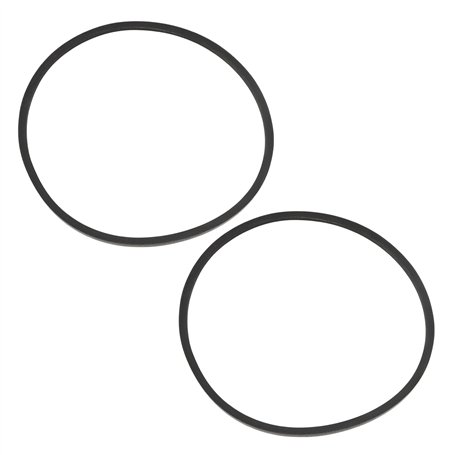 Be In Your Mind Lot de 2 courroies trapézoïdales K660 K-660 en caoutchouc pour machine de transmission - Circonférence : 660 mm