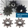 Create idea Lot de 2 pignons à 9 dents pour chaîne de vélo - Pignon de pignon électrique - Moteur de pignon synchrone pour moteu