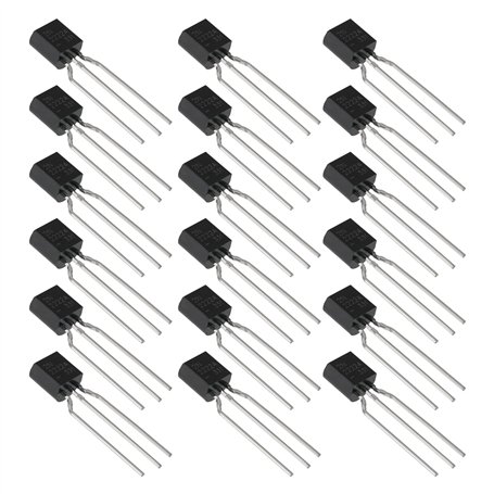 The Lord of the Tools 100pcs Transistors de Puissance Encapsulés en Plastique NPN 2N2222A 2N2222 40 V 0