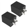 The Lord of the Tools Lot de 2pcs Modules de Relais Temporisés pour Automobile 12V 40A 10S SPDT Relais Interrupteur Bougie de Pr