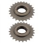 The Lord of the Tools 2pcs Roues Libres à 24 Dents pour Vélo à Vitesse Unique Diamètre Intérieur 34 Mm Diamètre Extérieur 100 Mm