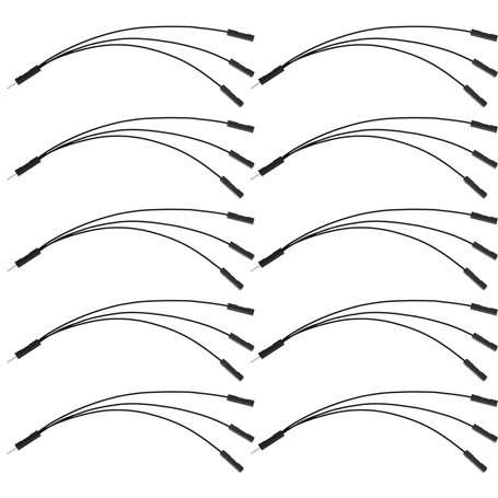The Lord of the Tools Lot de 10 câbles de raccordement mâle vers femelle Du-pont 2