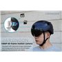 Casque Bluetooth Intelligent avec enregistreur de Conduite et Fonction de feu arrière LED pour visiè