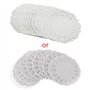 LLLucky 200 Pcs De Mariage Dentelle Ronde Papier Napperon Parti Cake Emballage Papier Pad Desserts Affichage Napperons sous-Verr