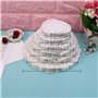 LLLucky 200 Pcs De Mariage Dentelle Ronde Papier Napperon Parti Cake Emballage Papier Pad Desserts Affichage Napperons sous-Verr