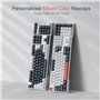 Redragon Clavier de jeu K668 RVB, clavier mécanique filaire à 108 touches avec 4 touches de raccourci supplémentaires, mousses a