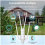 WAVLINK AC1200 Amplificateur WiFi/Repeteur WiFi Puissant Exterieur en Charge Poe/Dual-Band 2.4+5G/4 Antenne WiFi Longue Portée(2