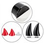 ChaoLink 5 paires d'accessoires pour casque de moto cornes, mignons oreilles de chat ailes de diable en forme de ventouse auto-a