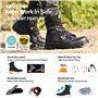 SAFEYEAR Chaussure de Securite Homme et Femmes Militaires, H-9438 Basket de Securite Homme Montante Legere et Confortable, Botte