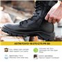 SAFEYEAR Chaussure de Securite Homme et Femmes Militaires, H-9438 Basket de Securite Homme Montante Legere et Confortable, Botte