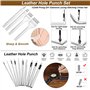 Outils de travail du cuir Outils et fournitures de travail du cuir Outils de bricolage en cuir Cuir Artisanat Outils DIY En Cuir