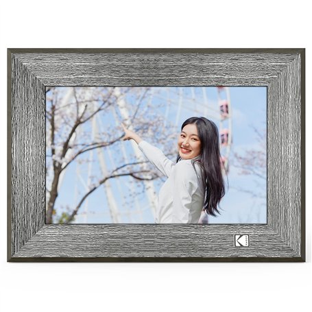 KODAK RCF-1013W Cadre Photo numérique WiFi - 10 Pouces - écran Tactile IPS - Gris
