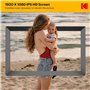 KODAK Cadre Photo numérique Wi-FI 15,6 ", écran Tactile HD IPS, Cadre Photo électronique avec 32 Go de mémoire, Rotation Automat