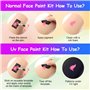 URAQT 2Pcs Peinture Corporelle Lumineux pour Visage Corps,15 Couleurs Palette de Maquillage Fluo Fluorescents UV,15 Couleurs Pal