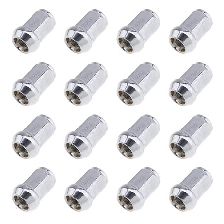 Create idea 16pcs Écrou de Roue M12x1.5 Ensemble Conique 60 Degrés 19/21mm Clé Hexagonale Compatible pour Voiture