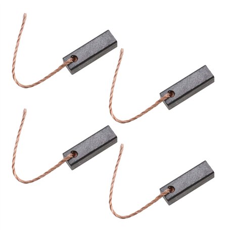 Create idea 4pcs Balais de Charbon Moteur Électrique 5x5x16mm avec Fil de Cuivre 12-24V pour Pompe de Véhicule Essuie-Glace Vent