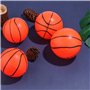 AIEX 10 Pcs 10cm Mini Ballons de Basket Gonflables, Caoutchouc Mini Jouet de Basket-Ball avec Un Gonfleur, Ballon de Basket Gonf