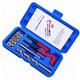 BestsQ kit de réparation de Filetage de Type Helicoil 15 pièces M12x1.0MM