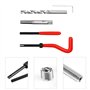 BestsQ kit de réparation de Filetage de Type Helicoil 25 pièces M8x1.0MM