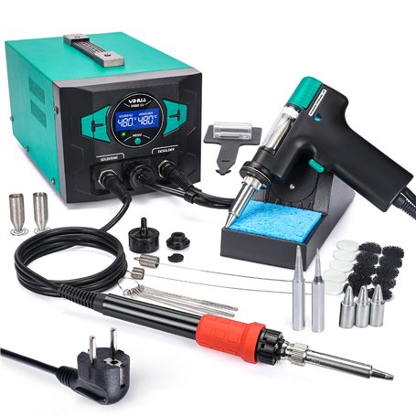 YIHUA 948D-III station de soudage et station de dessoudage avec outil de dessoudage amélioré