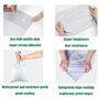 SULOLI 50pcs Enveloppe Plastique Expedition-Sacs d'Expédition Envoi Postal en 5 Tailles，Sac d'Emballage Blanc Opaque Imperméable