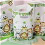 40PCS Sacs Cadeau Jungle Animaux Pochette Bonbon Sac Emballage Cadeau Sachet Biscuits Dragée pour Anniversaire Baby Shower Fête 
