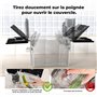Récipient Sous Vide avec Couvercle Récipient Sous Vide avec Support 11L pour Cuiseur Sous Vide Plusieurs Marques Adaptées Multif