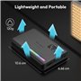 ULANZI VL120 RGB Lumière vidéo, Panneau Lumineux LED Portable pour caméra 0-360 Full Color, CRI 95+ 2500-9000K LED 3100mAh Recha