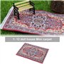 Create idea 3pcs Tapis pour Maison de Poupée 1:12 Miniature Couverture Miniature Décoratif Maison de Poupée Tapis Meubles Décora