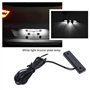Lumière de Plaque d'immatriculation DC12V Lampe de Plaque d'immatriculation 3LED avec Lumière Visible à 180 Degrés Accessoires d