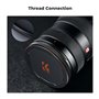K&F Concept Bouchon Magnétique 77mm en Métal Capuchon Protection à Visser 2 en 1 pour Filtre Objectif Appareil Photo