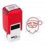 Tampon Père Noël | 11mm | Cachet encreur carte de fidélité| Santa Claus stamp