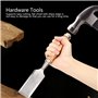Jeanoko Outil de ciseau à Bois, Burin Plat à la Main avec Bord incisif pour Les projets de menuiserie