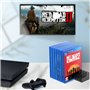 Nicoone Support de rangement pour cartes de jeu, CD et disques pour PS4/PS4 SLIM/PS4 PRO