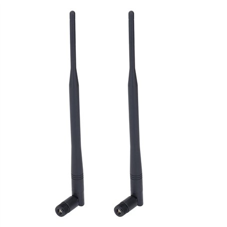 2 Pièces Antenne Pliable 4G 12dbi Haut Gain SMA Tête Mâle Omnidirectionnelle LTE GSM GPRS WCDMA 3G Pleine Bande SMA Aiguille Int