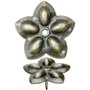 Lot de 50 clous décoratifs Fuxxer - En laiton vieilli - Aspect ancien - Fleurs - Dimensions : 23 x 23 mm