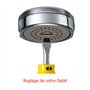 Economiseur D’Eau Pour Robinet Pivotant Pour Cuisine Lavabo Taille Universelle Rotatif Male M24 Avec Bague F22 Femelle Augmente 