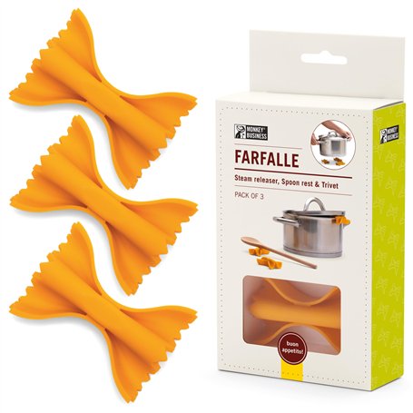 Monkey Business Farfalle – Lève-couvercle 3 en 1 en silicone