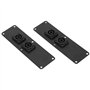 Prise de Haut-parleur Plaque de Fer Speakon Plaque de Prise de Haut-parleur Plaque de Prise de Haut-parleur Audio Dual Speakon P