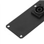 Prise de Haut-parleur Plaque de Fer Speakon Plaque de Prise de Haut-parleur Plaque de Prise de Haut-parleur Audio Dual Speakon P
