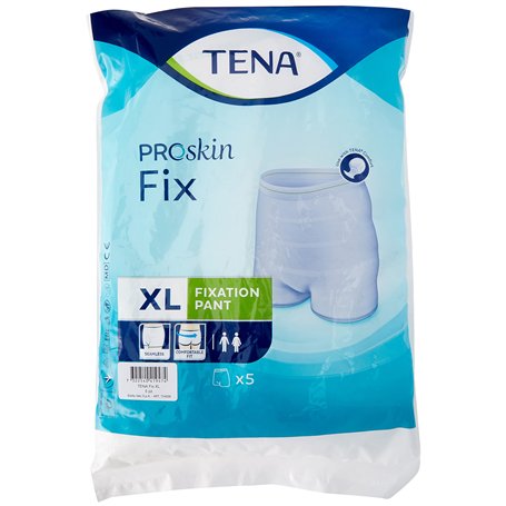 Tena Fix Extra Large en Métal Déployé des Couches Réutilisables Protection pour Incontinence 5 Unités