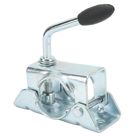 Support de Roue Jockey Pince Pratique en Fer galvanisé Robuste Support de Fixation Fendu RV Antirouille pour Remorque