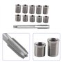 Leopacat Kit De Outils RéParation Bougie D'Allumage, Outil Filetage Inserts Filetés, M10X1.0 Avec Taraud Fileté M12X1.0 Pour RéP