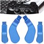 Lot de 4 palettes en métal pour manette Elite Series 2 Bleu