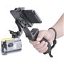 2en1 Ergonomique Hand Grip Stabilisateur Smartephone Caméra Sport Kit de Support Poignée Portable pour Youtube Tiktok Voyage Vid