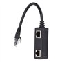 Câble Répartiteur Ethernet RJ45, Adaptateur Répartiteur RJ45 Câble Adaptateur de Commutateur Ethernet 1 à 2 Ports, Câble Adaptat