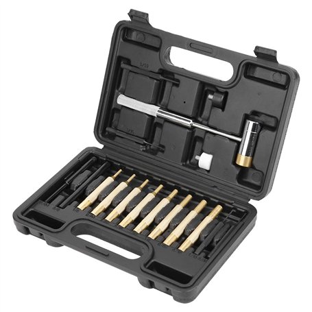 Lot de 14 poinçons en laiton