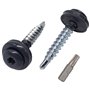 Marcopol Lot de 60 vis Torx en métal pour toiture - 4