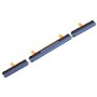 Compatible avec Samsung Galaxy S9 G960 S9+ G965 Kit de touches (bleu) extérieures latérales et touches d'allumage power on off +